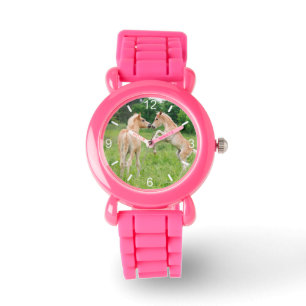 Haflinger Pferdeniedliche Fohlen-lustige Armbanduhr
