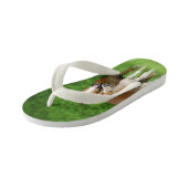 Haflinger Pferdeniedliche Kinderbadesandalen (Schrägansicht)