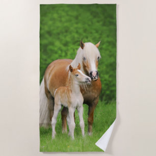 Haflinger Pferdeniedliches Strandtuch