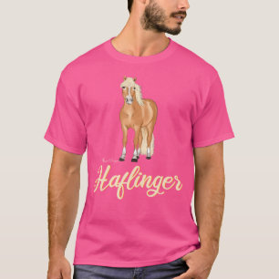 Haflinger Pferdereiter Haffi Motiv T-Shirt