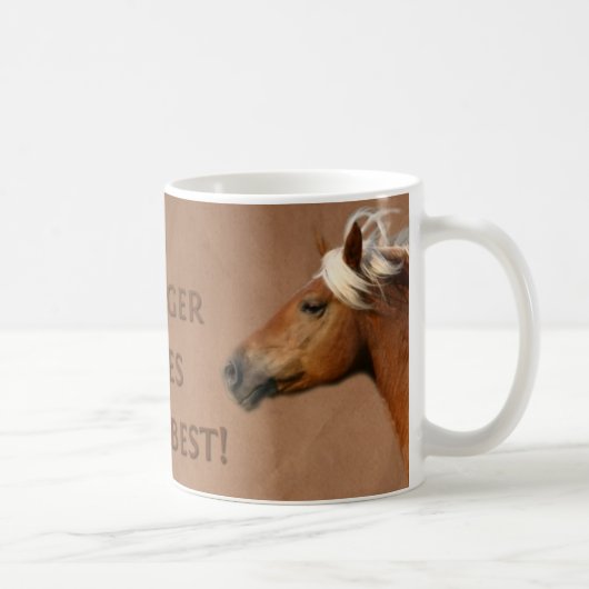 Haflinger PferdeTasse Kaffeetasse (Rechts)