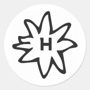 Haflinger Runder Aufkleber