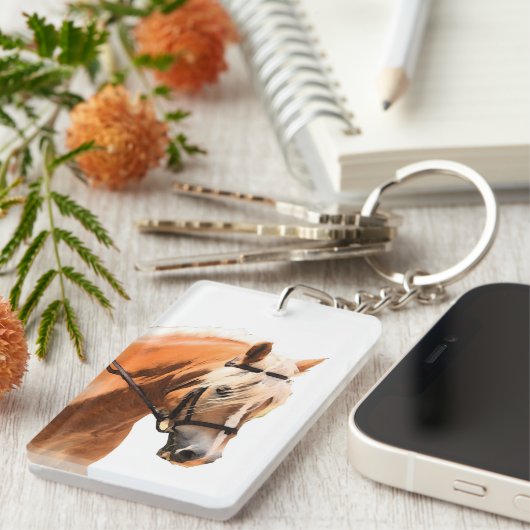 Haflinger Schlüsselanhänger (Vorderseite rechts)