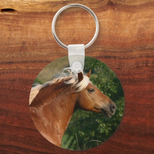 Haflinger-Schlüsselanhänger Schlüsselanhänger (Vorderseite)