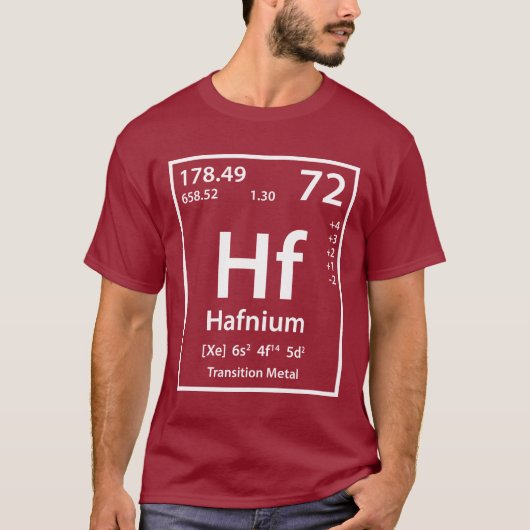 Hafnium-Element-T - Shirt (Vorderseite)