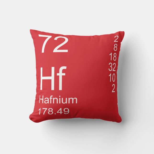 Hafnium Kissen (Vorderseite)