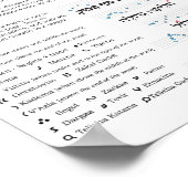 Haftarah Trope Chart Poster (Ecke)