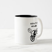 Haften Sie diesen Wheelie! Tasse (VorderseiteRechts)