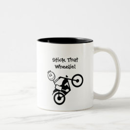 Haften Sie diesen Wheelie! Tasse