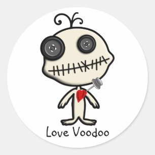 Haften Sie ein Button am Tag des Valentines und Runder Aufkleber