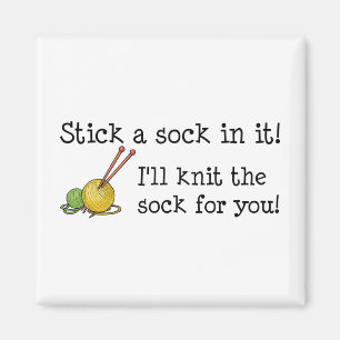 Haften Sie eine Socke in ihr! Magnet