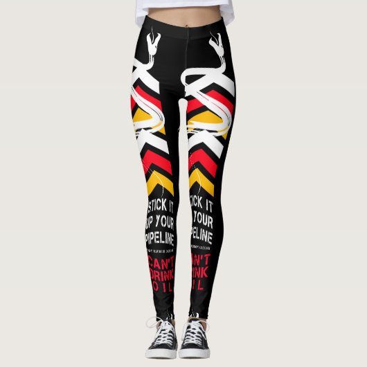 Haften Sie es herauf Ihre Rohrleitung Leggings (Vorderseite)