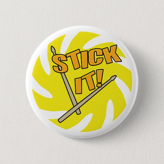 Haften Sie es Knopf Button (Vorderseite)
