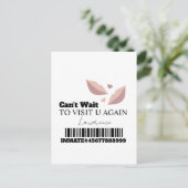 Haftkarten für Besuche aus der Ferne Postkarte (Stehend Vorderseite)