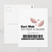 Haftkarten für Besuche aus der Ferne Postkarte (Vorne/Hinten)