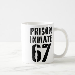 Häftling 67 Halloween-Meme-Kostüm Gefängnis Gefang Kaffeetasse