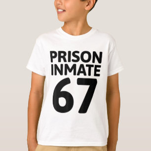 Häftling 67 Halloween-Meme-Kostüm Gefängnis T-Shirt