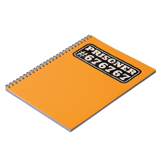 Häftling 67 Meme Notizblock (Linke Seite)