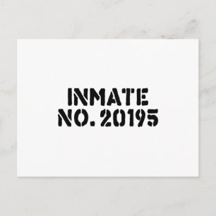 Häftling Nr. 20195 Postkarte