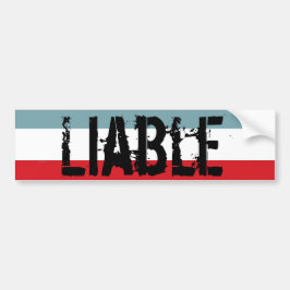 Haftpflichtiger Autoaufkleber