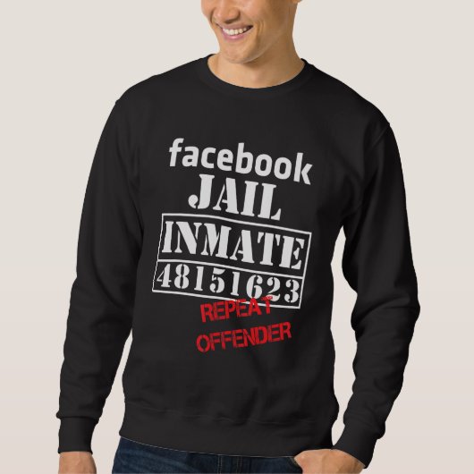 Haftstrafe Wiederholung des Verstoßes Liberaler 48 Sweatshirt (Vorderseite)