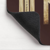Hagalaz Braun Grunge-Mauspad Mousepad (Ecke)
