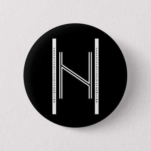 Hagalaz BW Buttons (Vorderseite)
