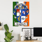 Hagan Coat of Arms Print Poster (Heimbüro)