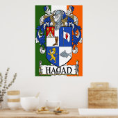 Hagan Coat of Arms Print Poster (Küche)