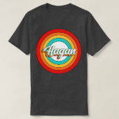 Hagan Name Shirt Vintag Hagan Circle (Design vorne)
