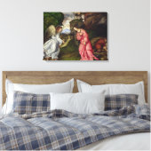Hagar und der Engel Leinwanddruck (Insitu (Schlafzimmer))
