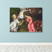 Hagar und der Engel Leinwanddruck (Insitu (Holzboden))