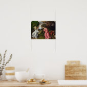 Hagar und der Engel Poster (Küche)