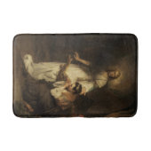 Hagar und der Engel (von Carel Fabritius) Badematte (Vorderseite)