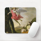Hagar und Ishmael gerettet durch den Engel, c.1648 Mousepad (Mit Mouse)