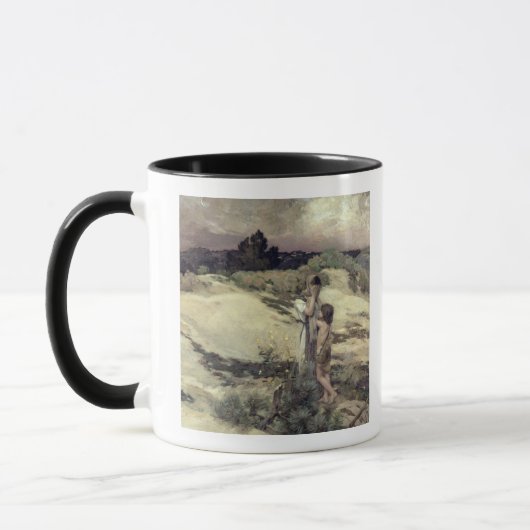 Hagar und Ishmael Tasse (Links)