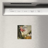 Hagar und Ishmael, vom Engel gerettet, c.1648 Magnet (In Situ (Geschirrspüler))