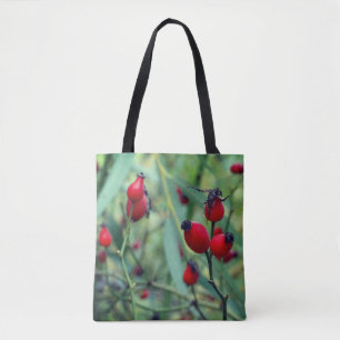 Hagebutten Herbst Fotografie Tragetasche Tasche