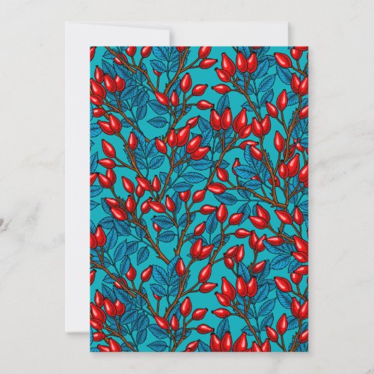 Hagebutten, rot und blau (Vorderseite)