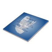 Hagel-Mary-Gebets-Fliese Fliese (Seite)