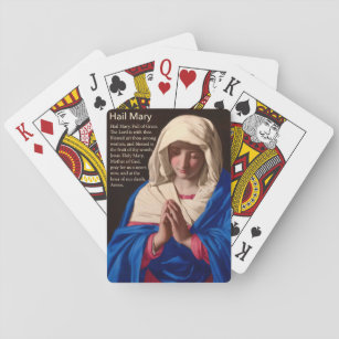 Hagel-Mary-Kartenstapeles Spielkarten