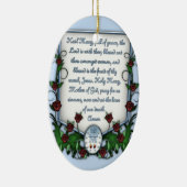 Hagel Mary Keramikornament (Rechts)