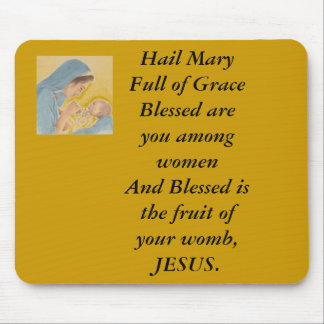 Hagel-Mary-Mausunterlage Mousepad