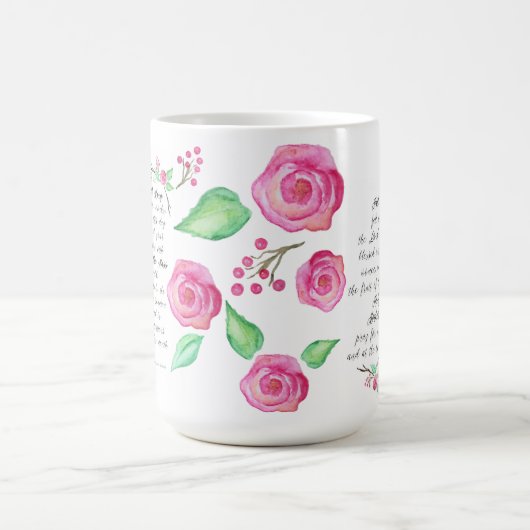 Hagel Mary u. Morgen-anbietenAquarell Kaffeetasse (Mittel)