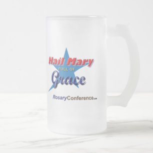 Hagel-Marymattierte GlasTasse Mattglas Bierglas