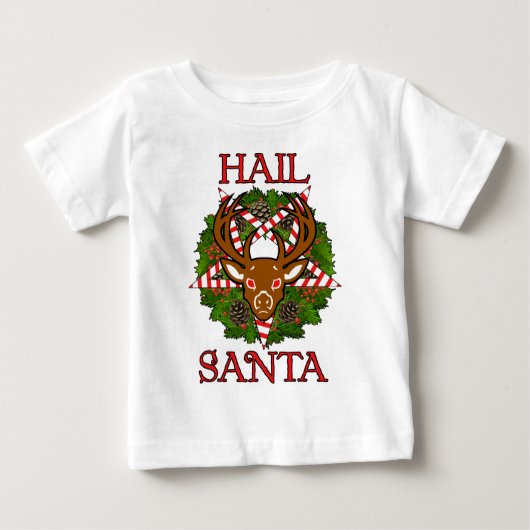 Hagel Sankt Baby T-shirt (Vorderseite)