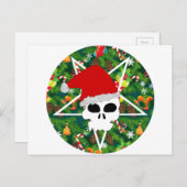 Hagel Sankt Feiertagspostkarte (Vorne/Hinten)