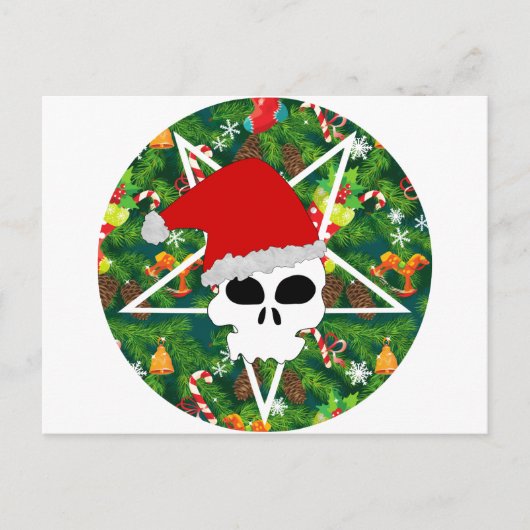 Hagel Sankt Feiertagspostkarte (Vorderseite)