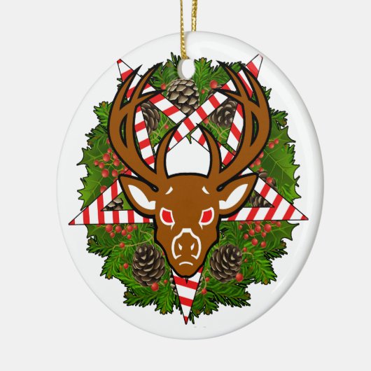 Hagel Sankt Keramik Ornament (Links)