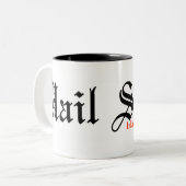 Hagel Satan Tasse (Vorderseite Links)